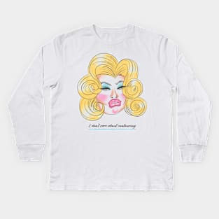 No Make Up for me Kids Long Sleeve T-Shirt